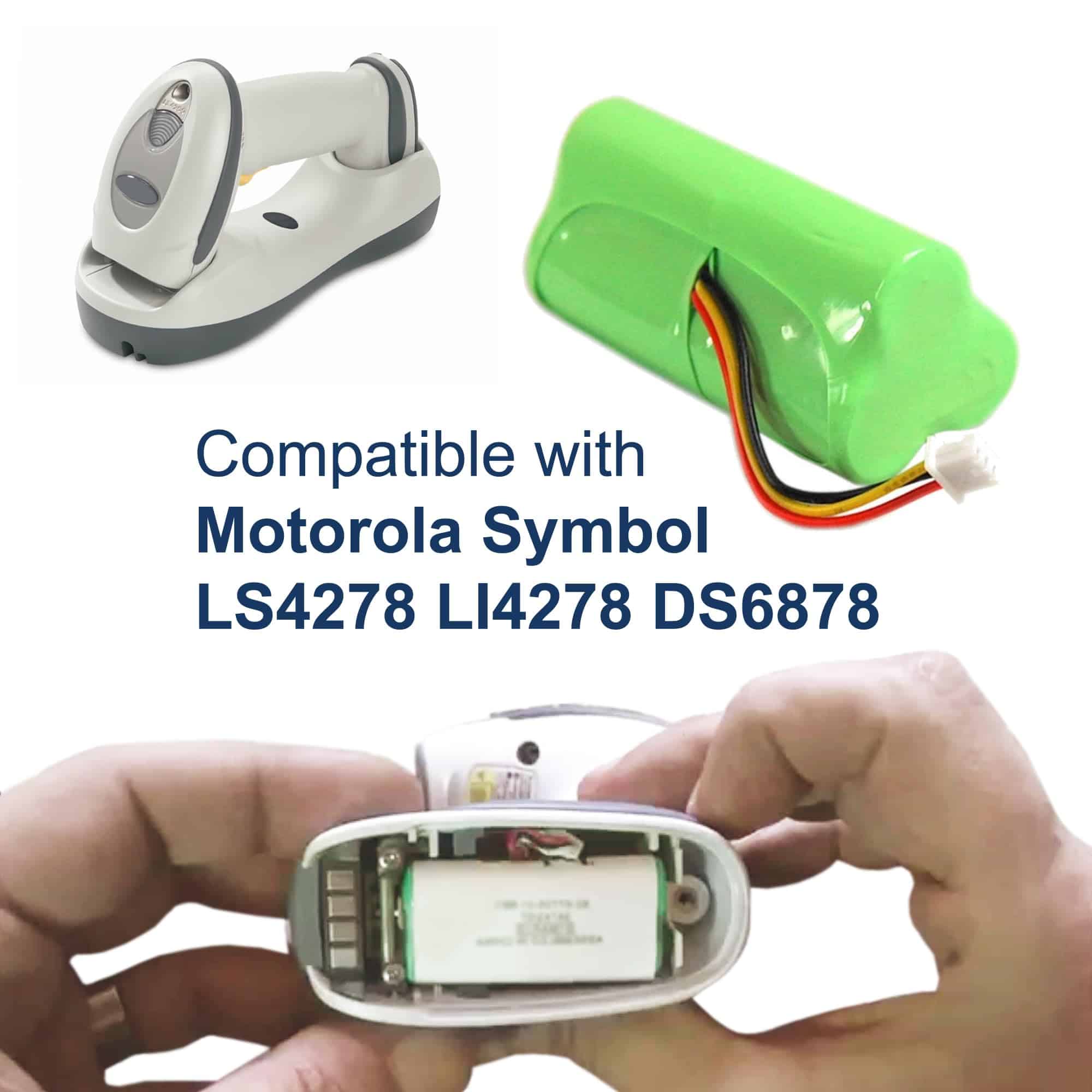 HQRP 5-Pack Batería Compatible con Motorola Symbol LS4278 - Imagen 6