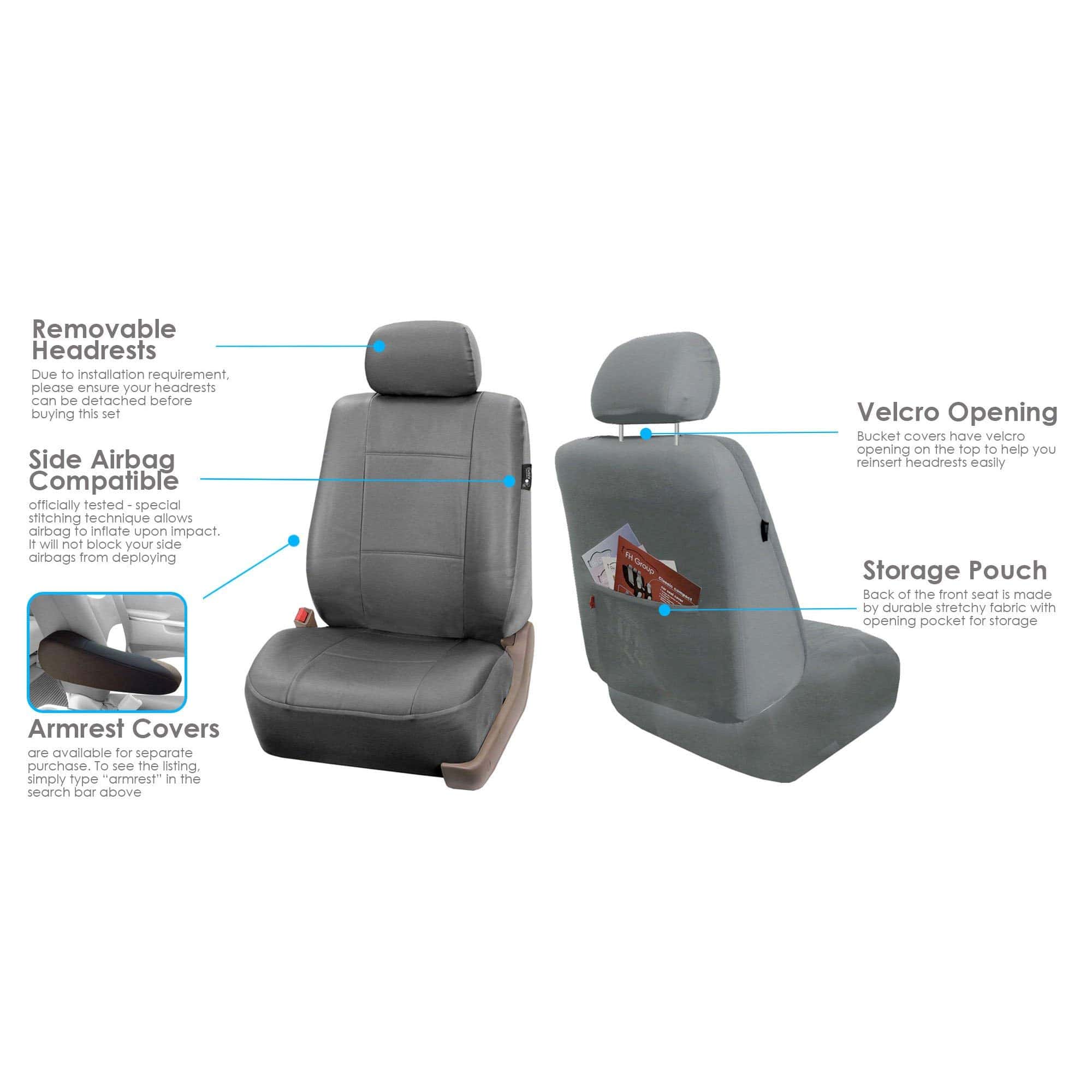 Juego de fundas para asientos de automóvil FH Group Classic - Imagen 4