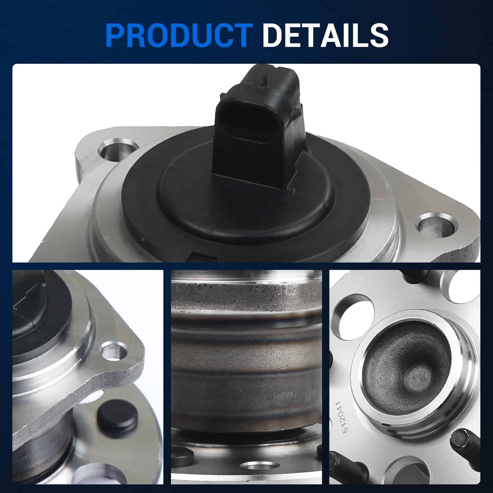 Autoround 512041 Ensamble de Buje y Cojinete Trasero para - Imagen 7