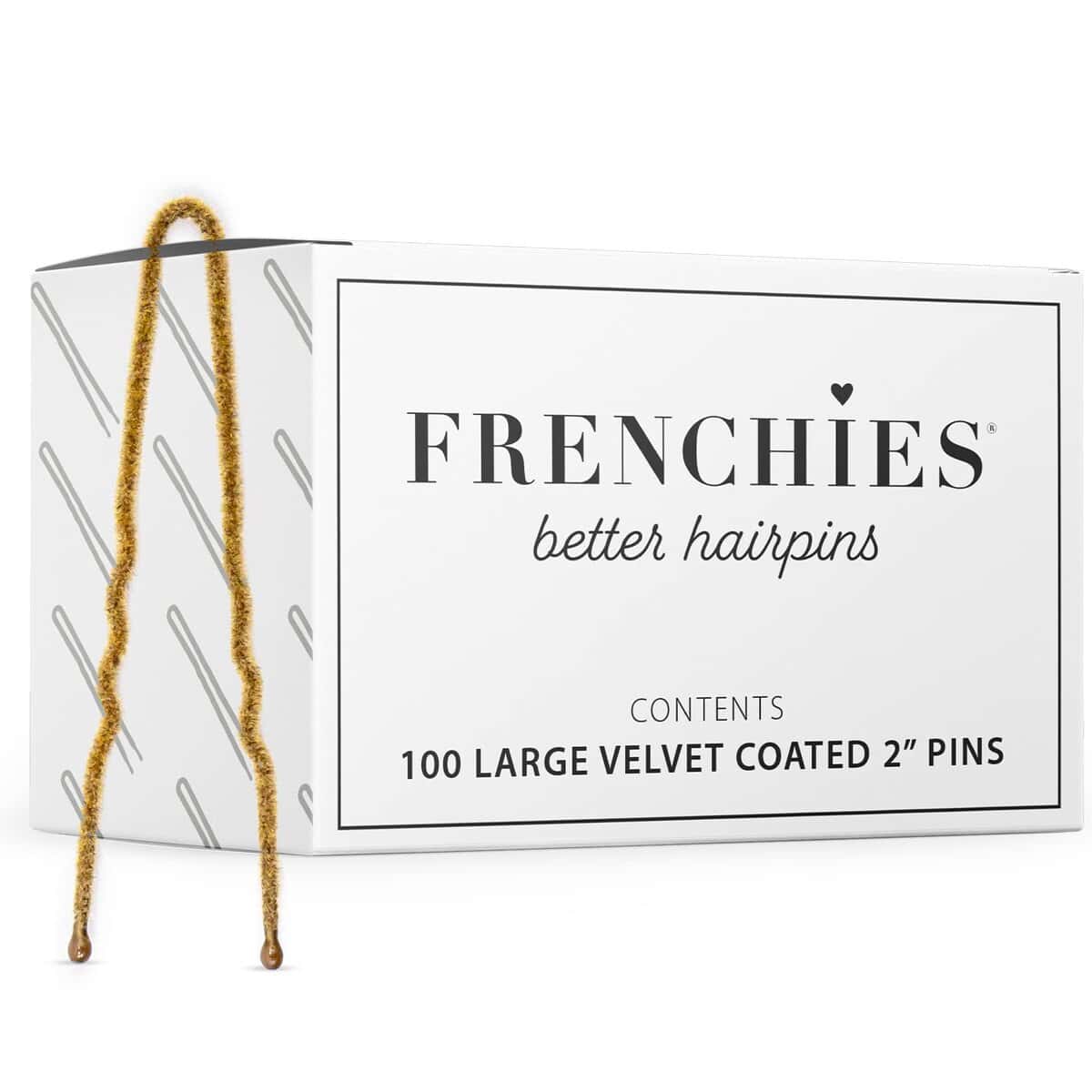 Frenchies French Twist Hair Pin, Juego de 100 pines de pelo