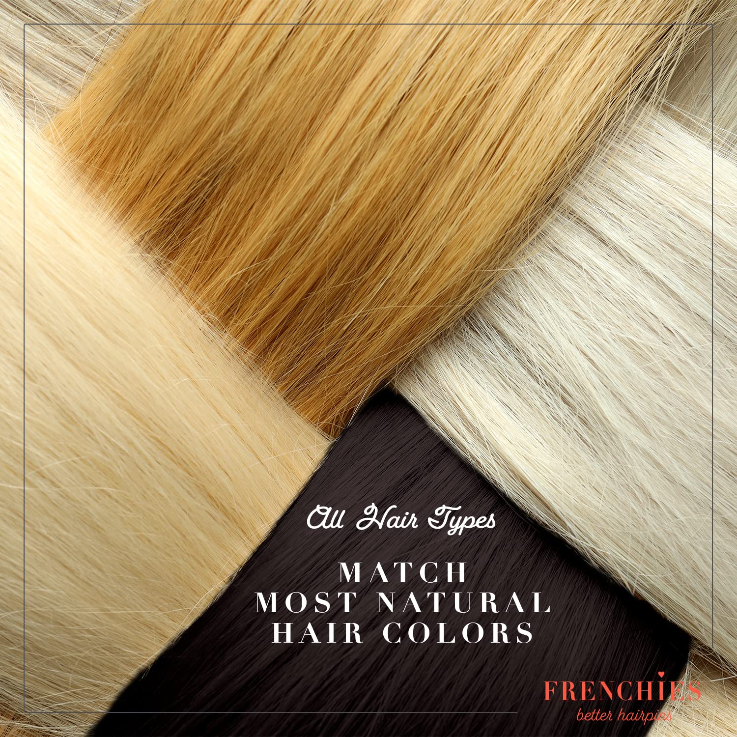 Frenchies French Twist Hair Pin, Juego de 100 pines de pelo - Imagen 8