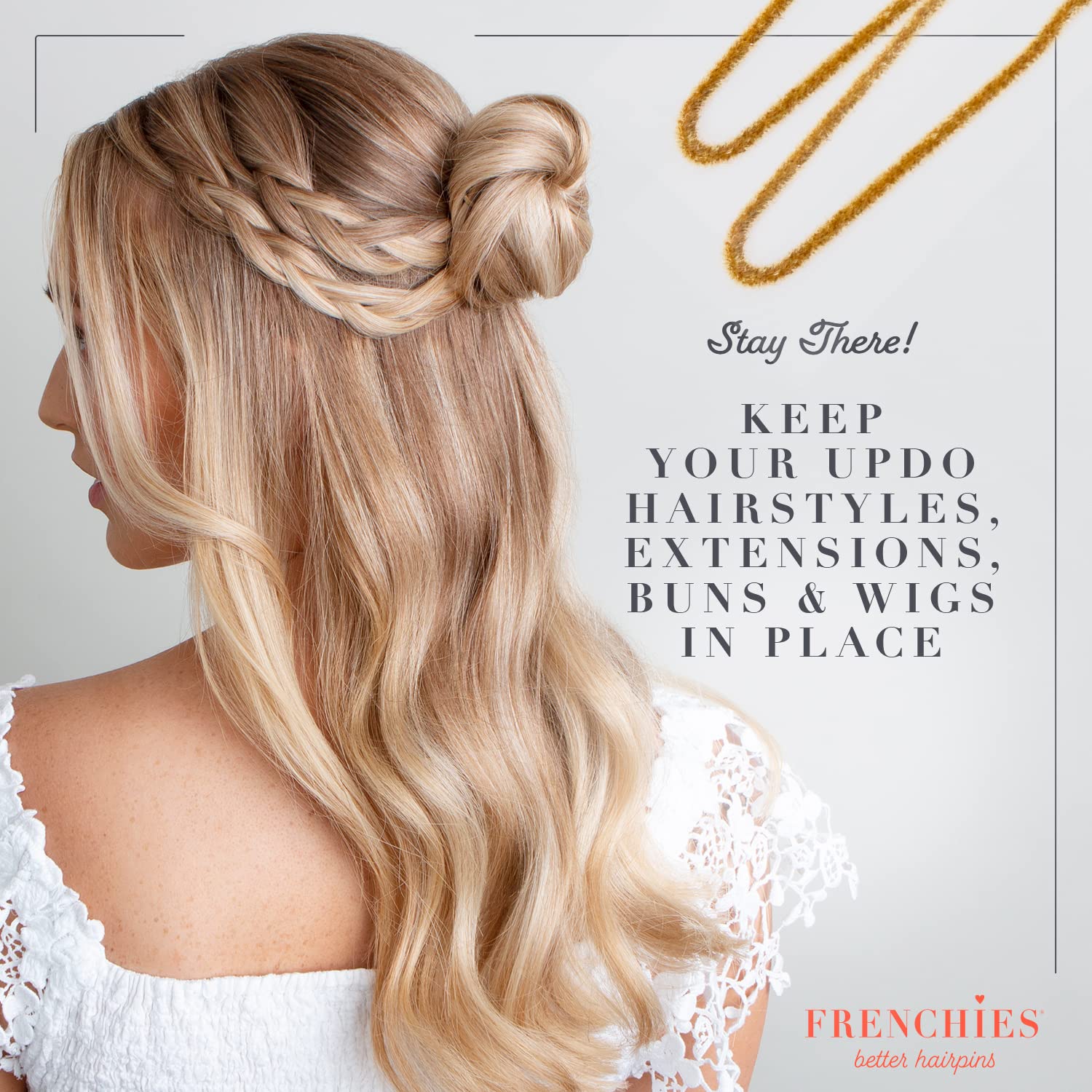 Frenchies French Twist Hair Pin, Juego de 100 pines de pelo - Imagen 7