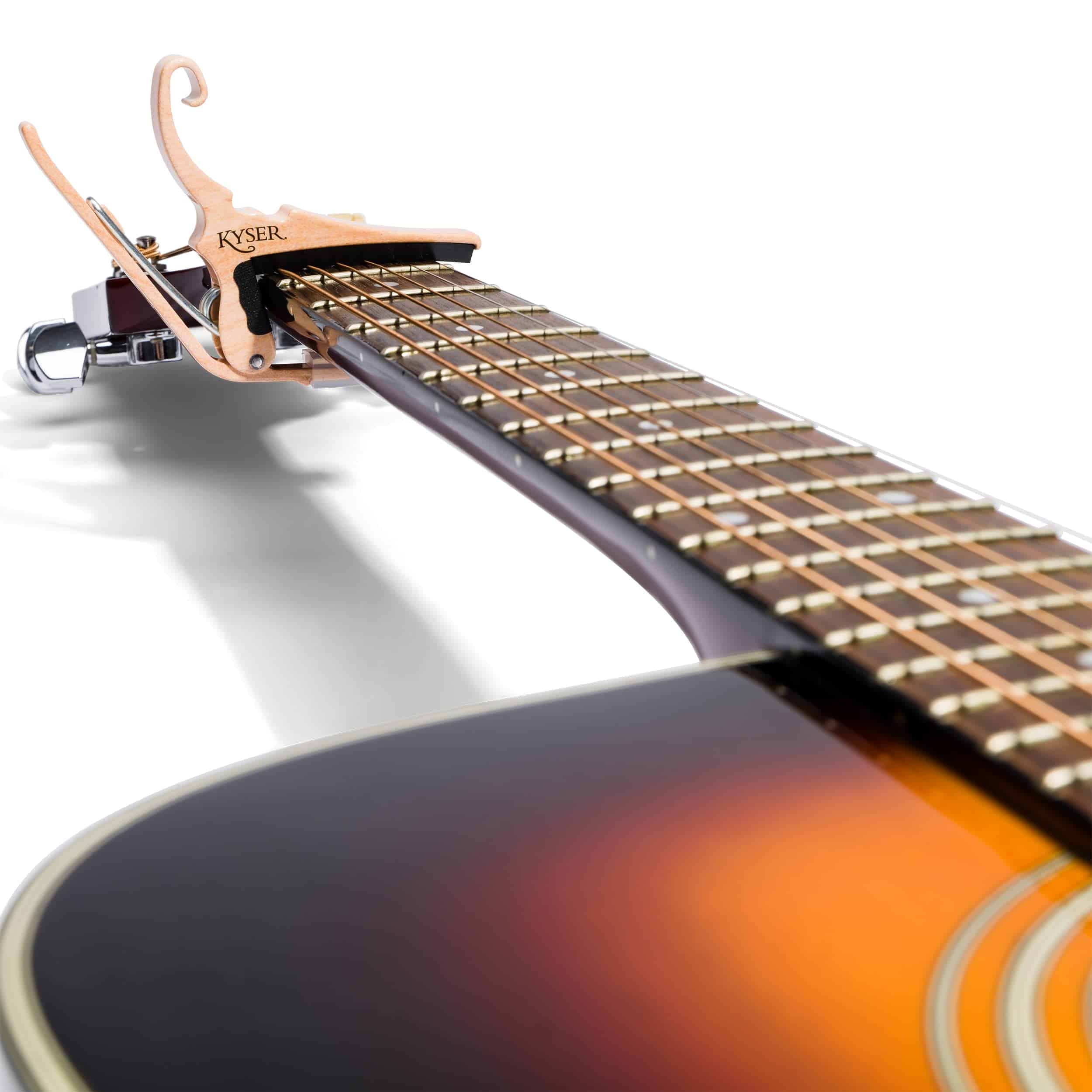 Capo Kyser Quick-Change para guitarras acústicas de 6 - Imagen 4