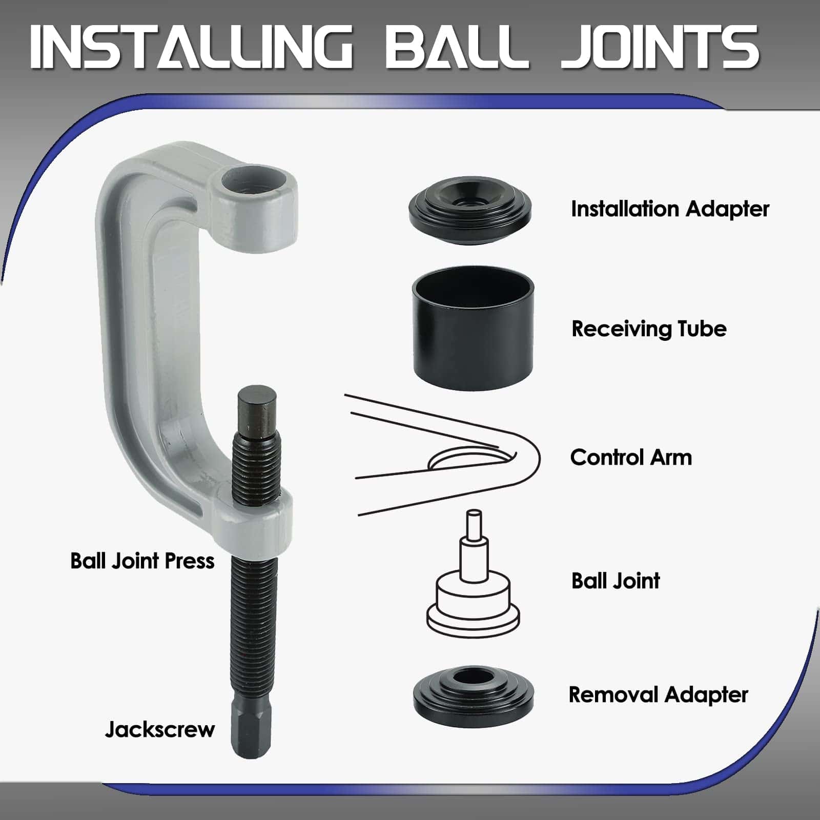 Herramienta de instalación y extracción de junta de rótula - Imagen 5