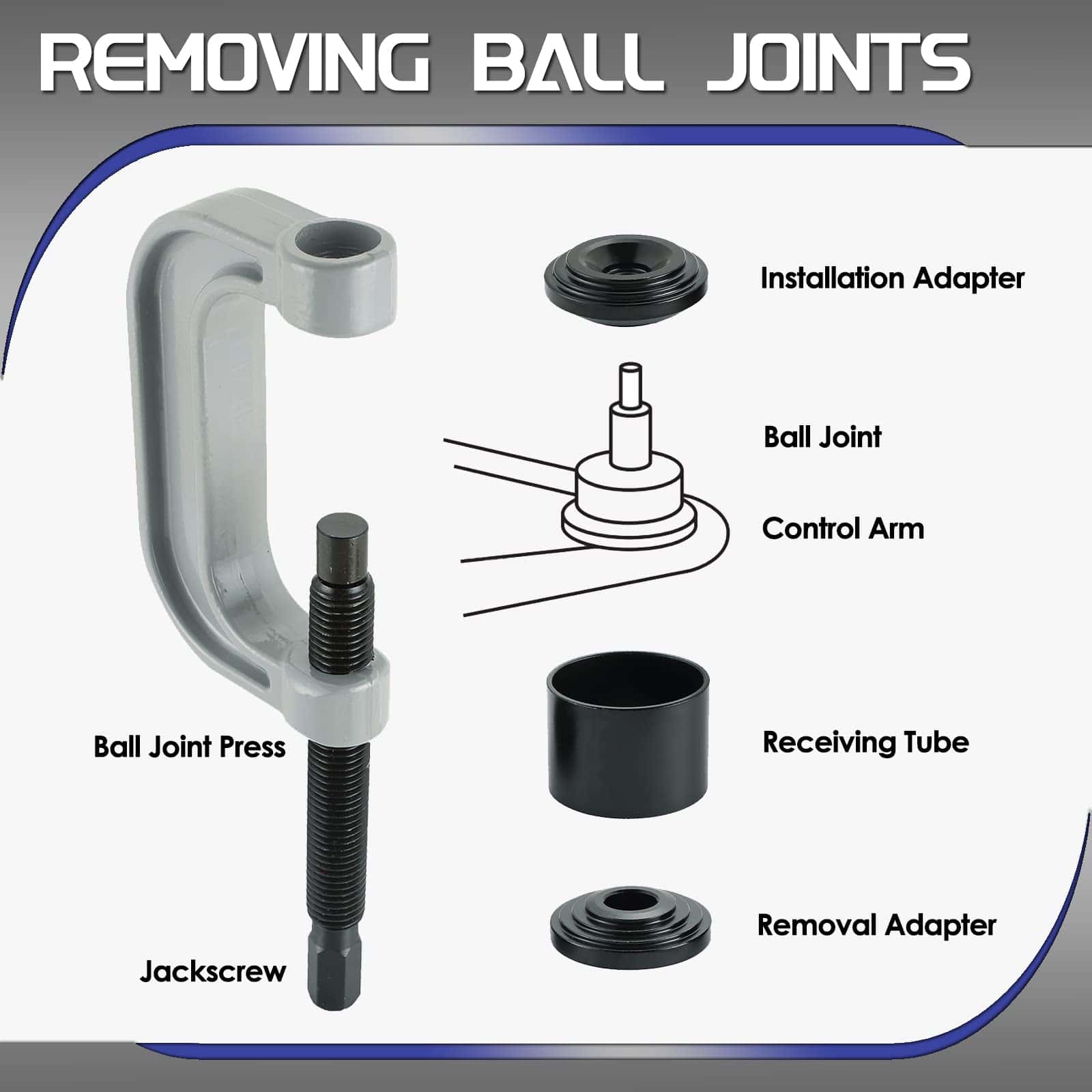 Herramienta de instalación y extracción de junta de rótula - Imagen 6