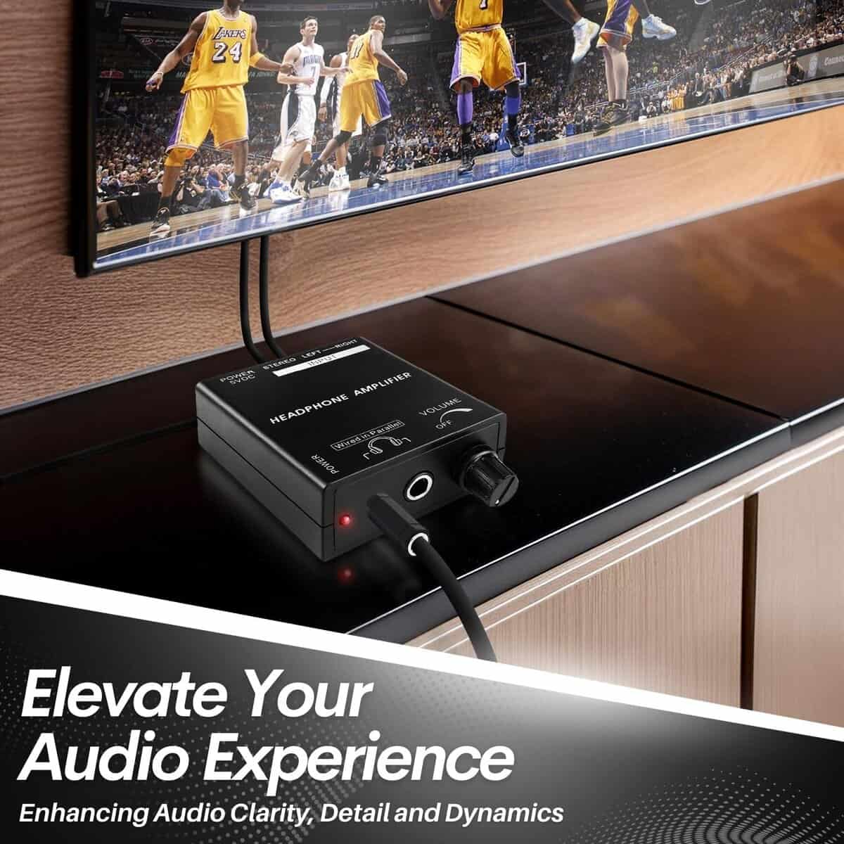 Amplificador de Auriculares Portátil TNP Estéreo con - Imagen 3
