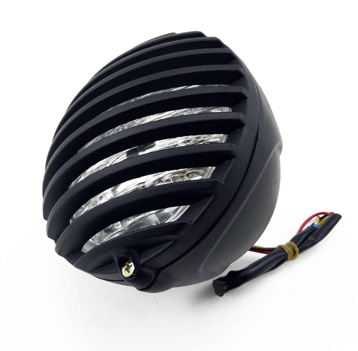 TASWK Faro de Rejilla para Motocicleta de 5" Prison Chopper - Imagen 3