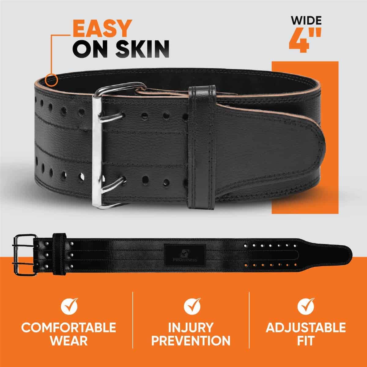 Cinturón de sentadillas para levantamiento de pesas - - Imagen 3