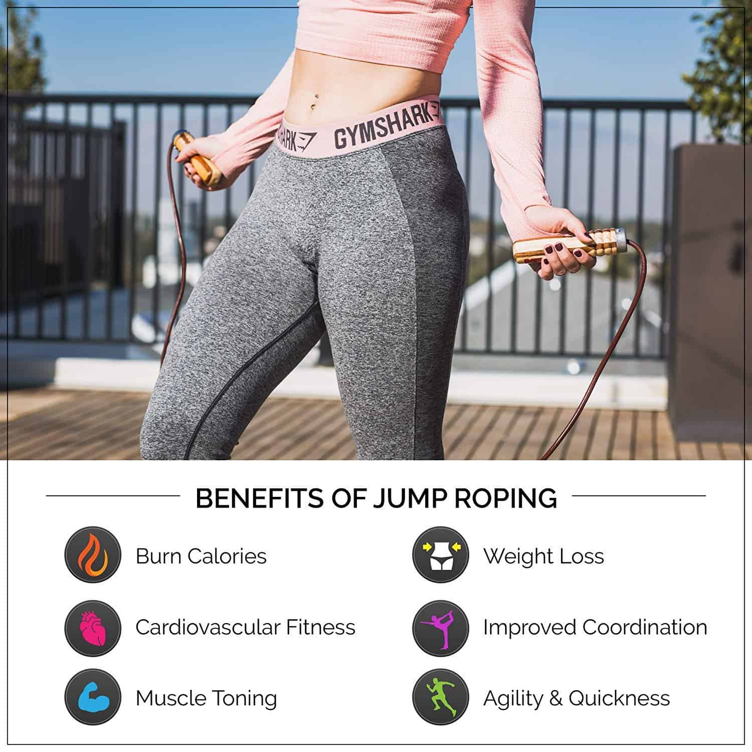 Cuerda para Saltar para Fitness, Ejercicio para Hombres y - Imagen 6