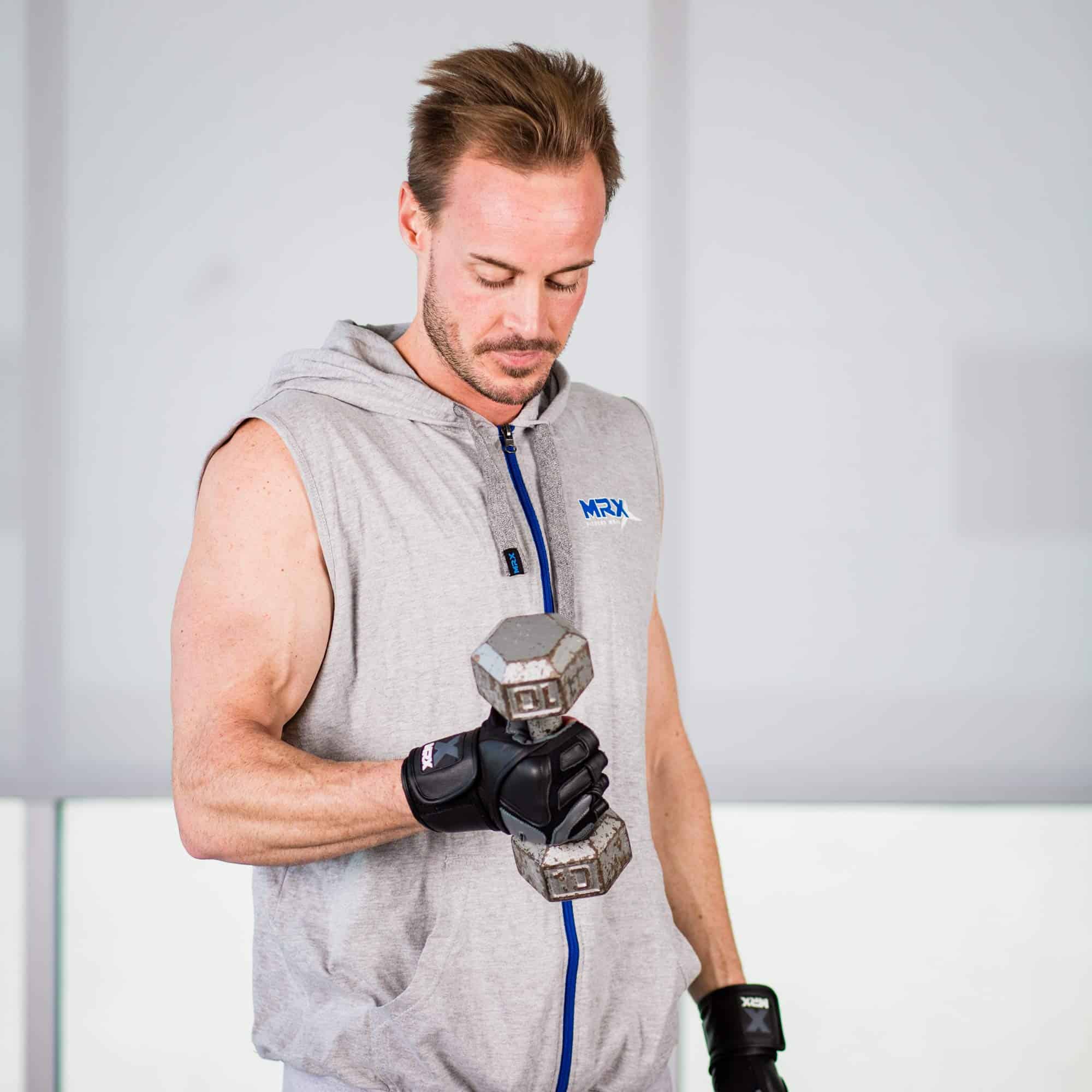 Guantes de Levantamiento de Pesas de Nivel -Negro Gris - Imagen 7