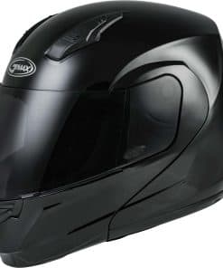 Casco Modular GMAX MD-04 (Negro, 2X-Grande) - Aprobado por