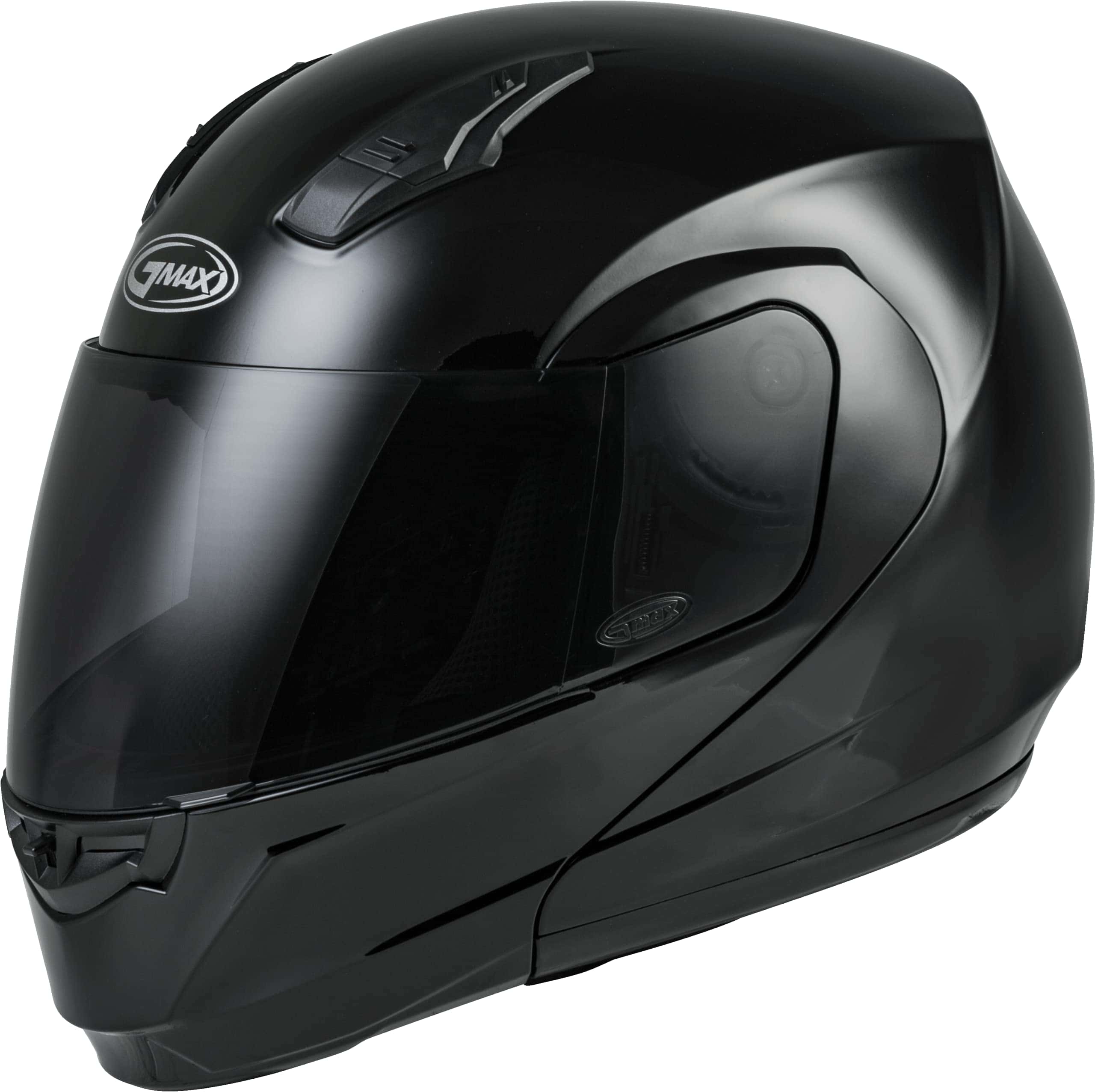 Casco Modular GMAX MD-04 (Negro, 2X-Grande) - Aprobado por