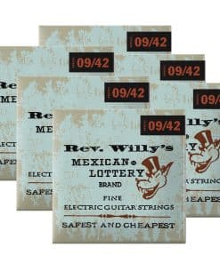 Cuerdas de Guitarra Eléctrica Dunlop Rev. Willy 09-42 Caja
