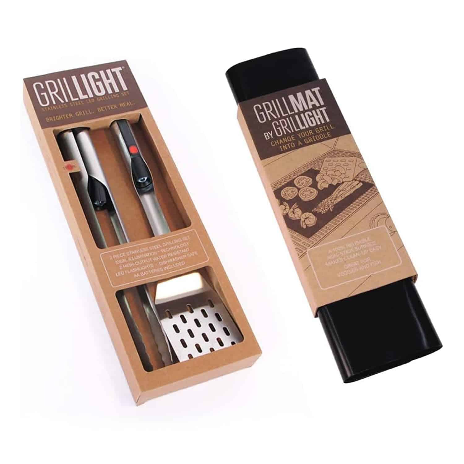 Set de Regalo de Espátula y Pinzas para Parrilla con Luz - Imagen 3