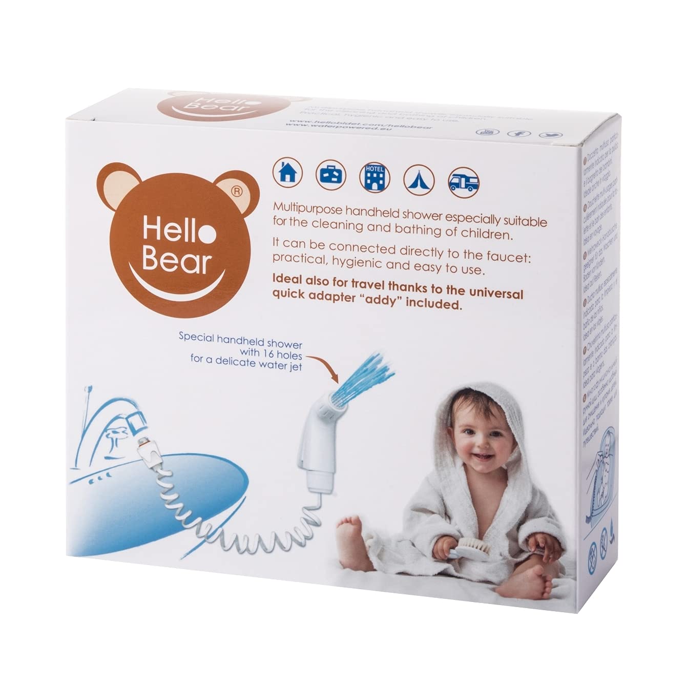 Rociador de Baño Multifuncional Hello Bear, Pulverizador - Imagen 3