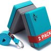 Bloques de Yoga Heathyoga 2 Pack con -Turquesa