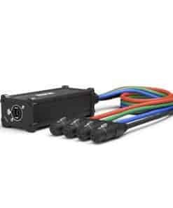 Cable de Audio XLR LyxPro de 3 Pies 4 Canales 3 Pines Multi