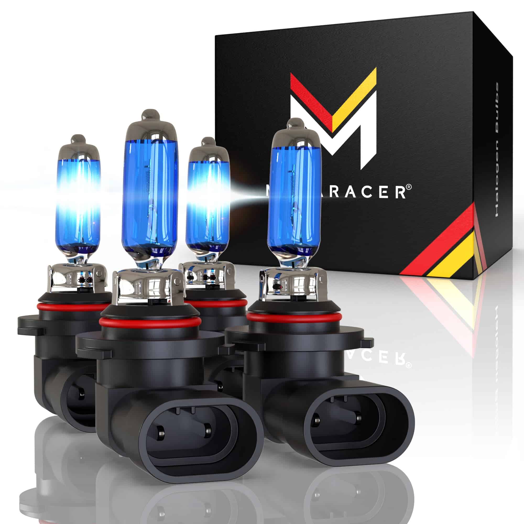 Bombillas de faros halógenos Mega Racer 9006 9005 | Faros