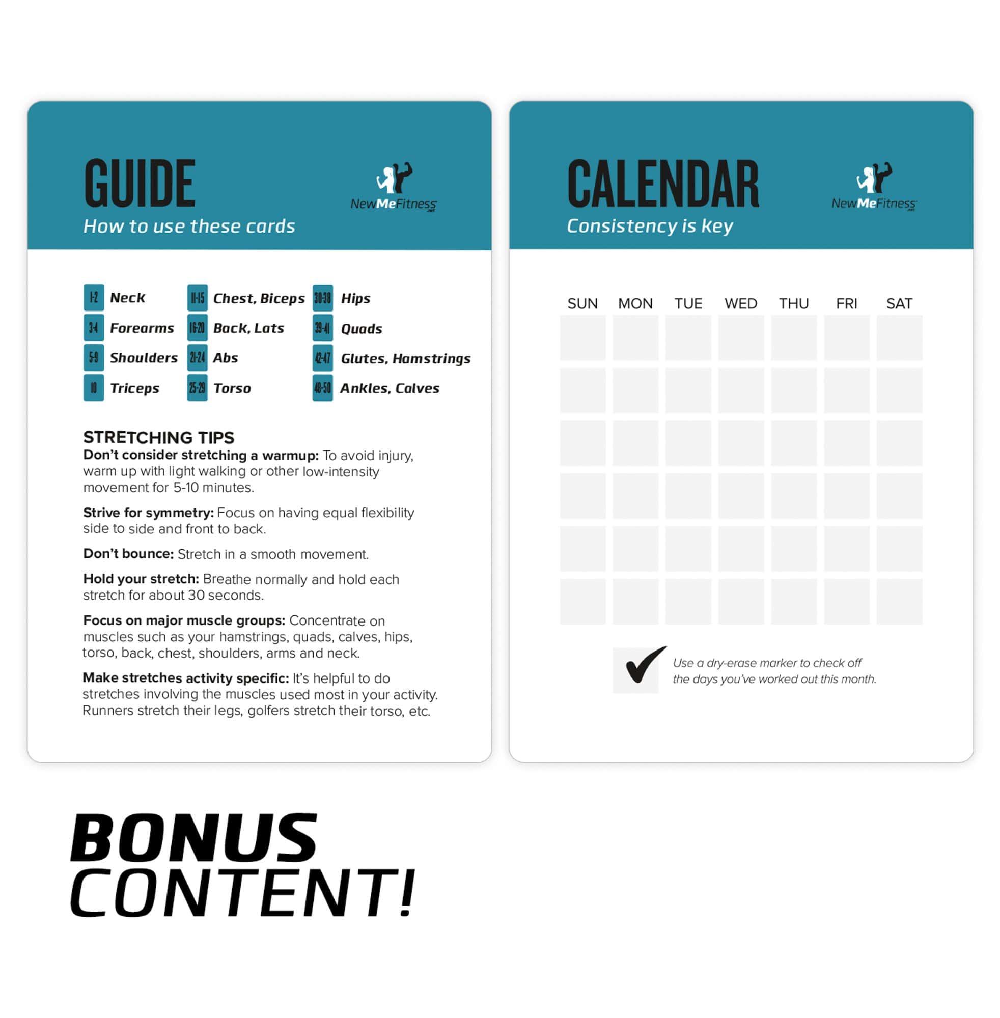 Barajas de Ejercicios de Estiramiento NewMe Fitness, Mazo - Imagen 8