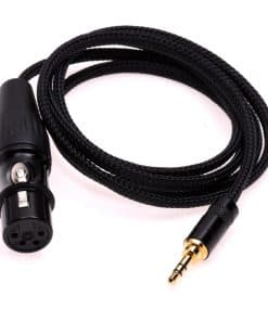 Cable de Audio Balanceado GAGACOCC 1m Negro 5N OCC Cooper