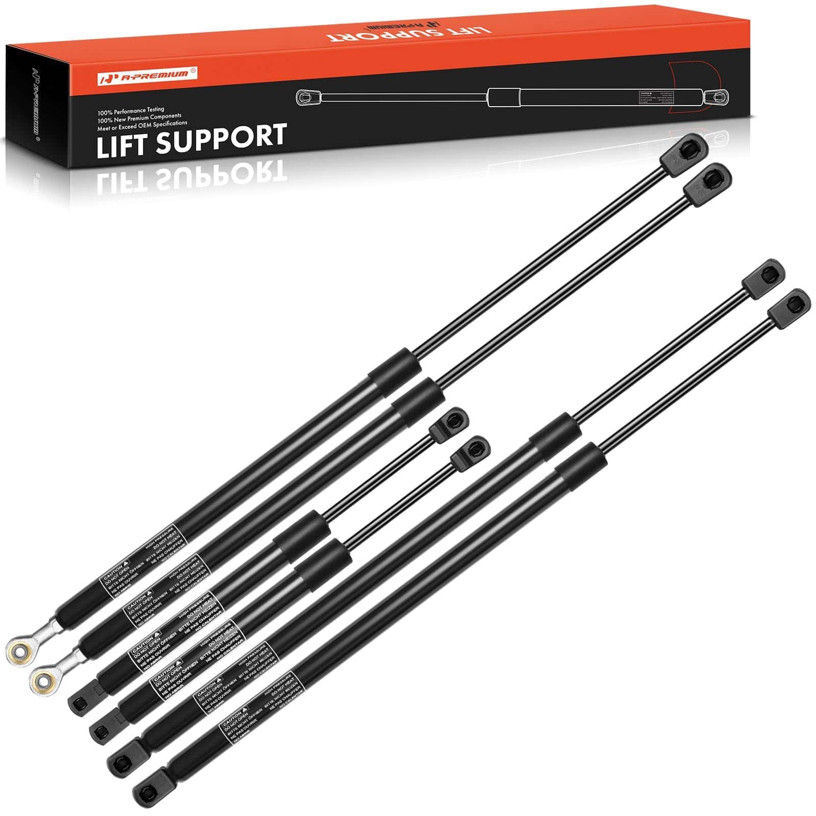 Conjunto de 6 amortiguadores de soporte de elevación de