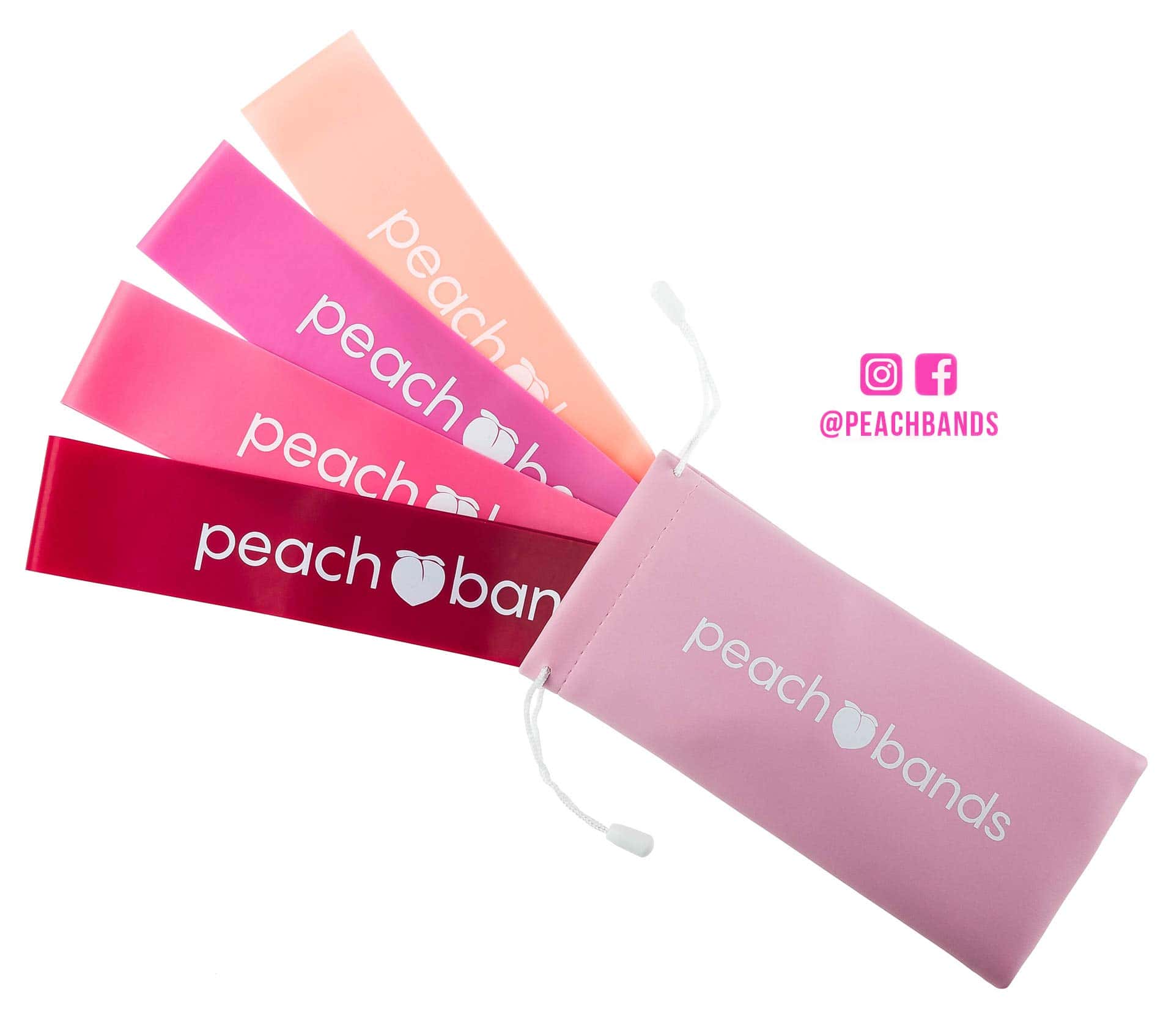Set de Bandas de Resistencia Peach Bands -Rosa - Imagen 6