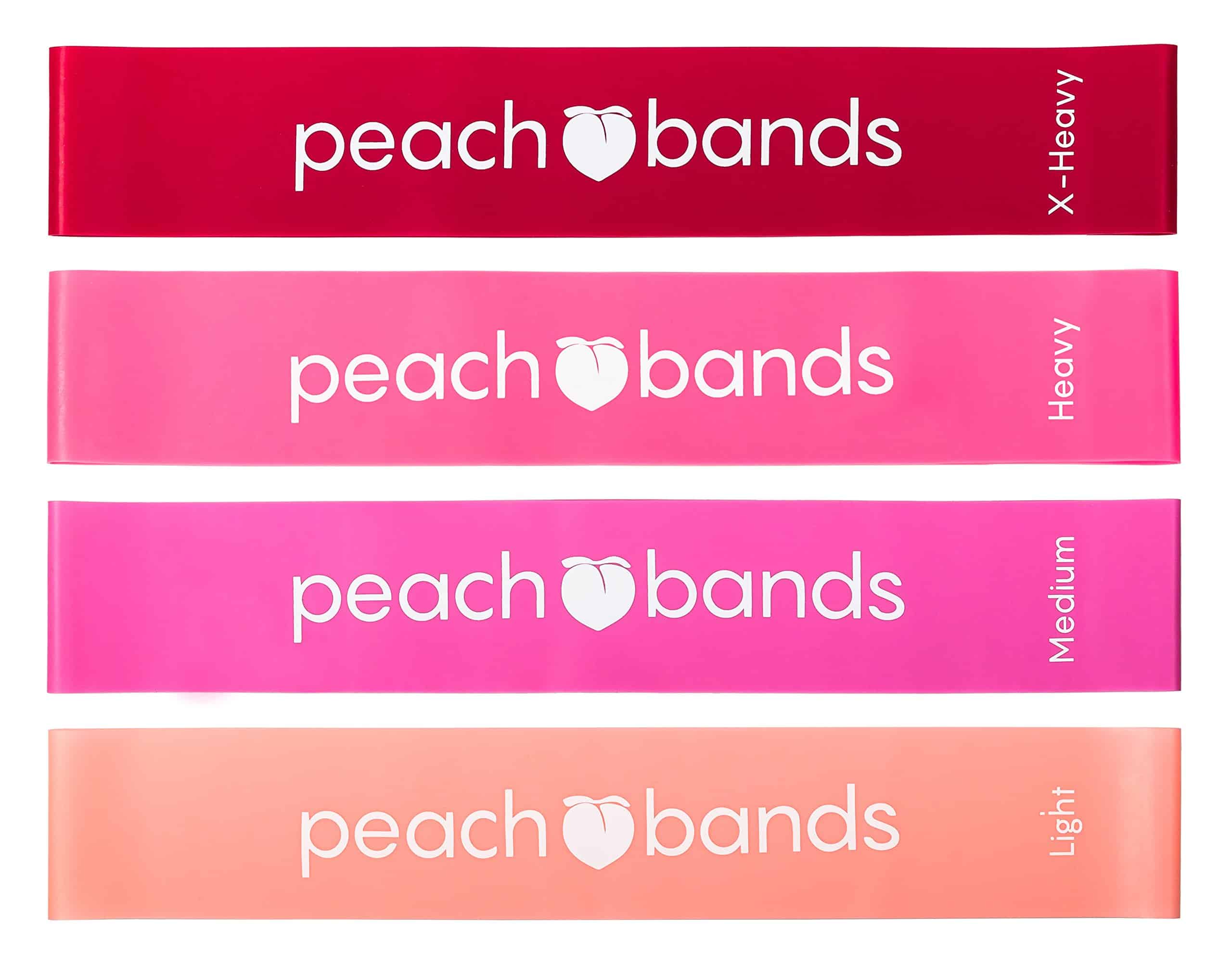 Set de Bandas de Resistencia Peach Bands -Rosa