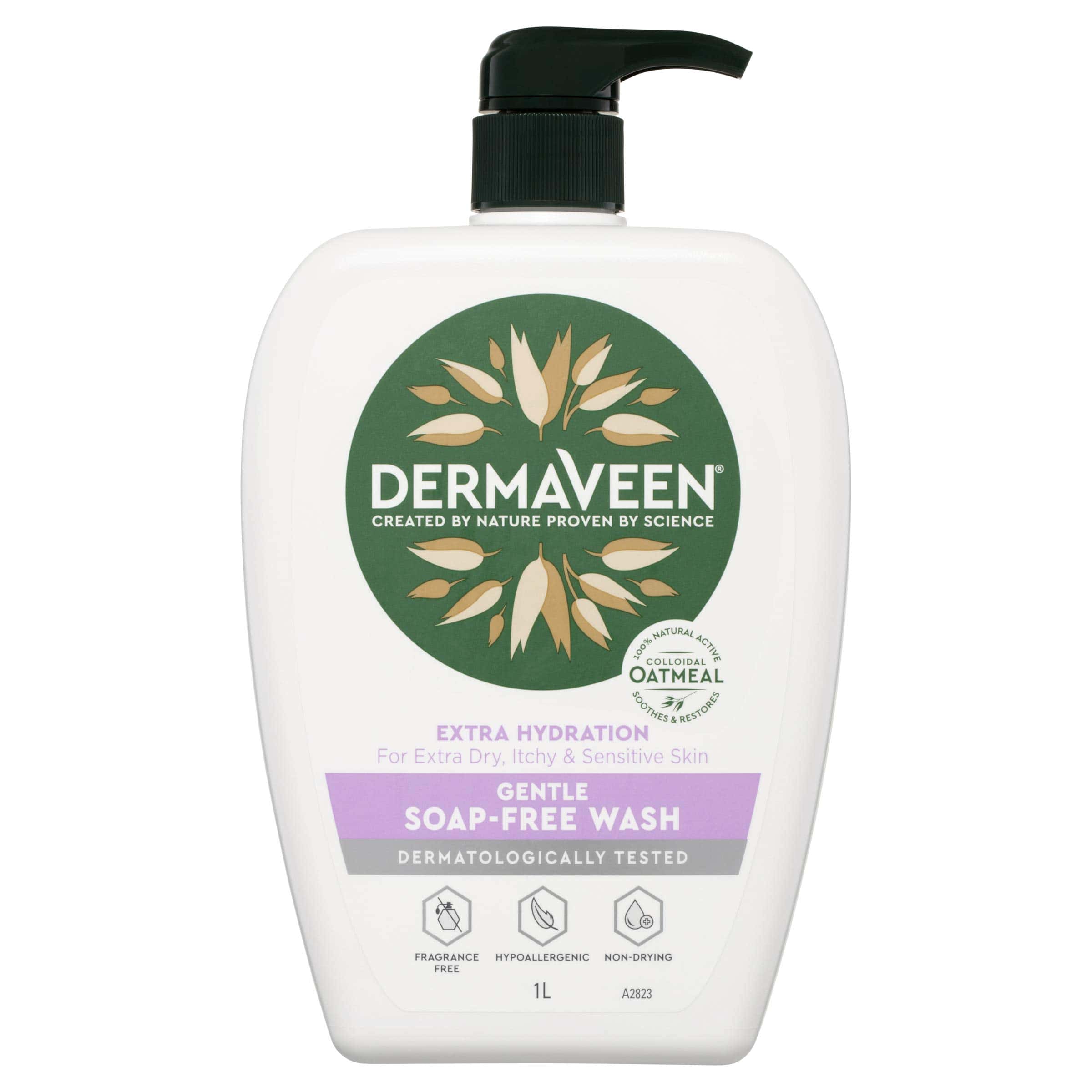 DermaVeen Extra Gentle Soap Free Wash 1 Litro