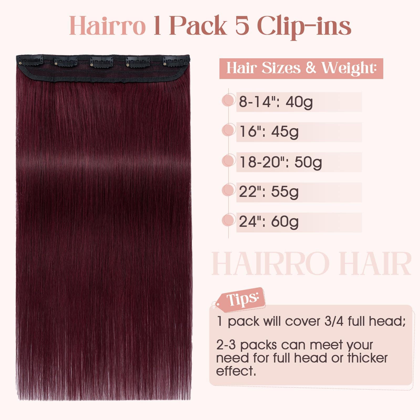 Extensiones de Cabello 100% Real Hair Clip en Cabello - Imagen 7