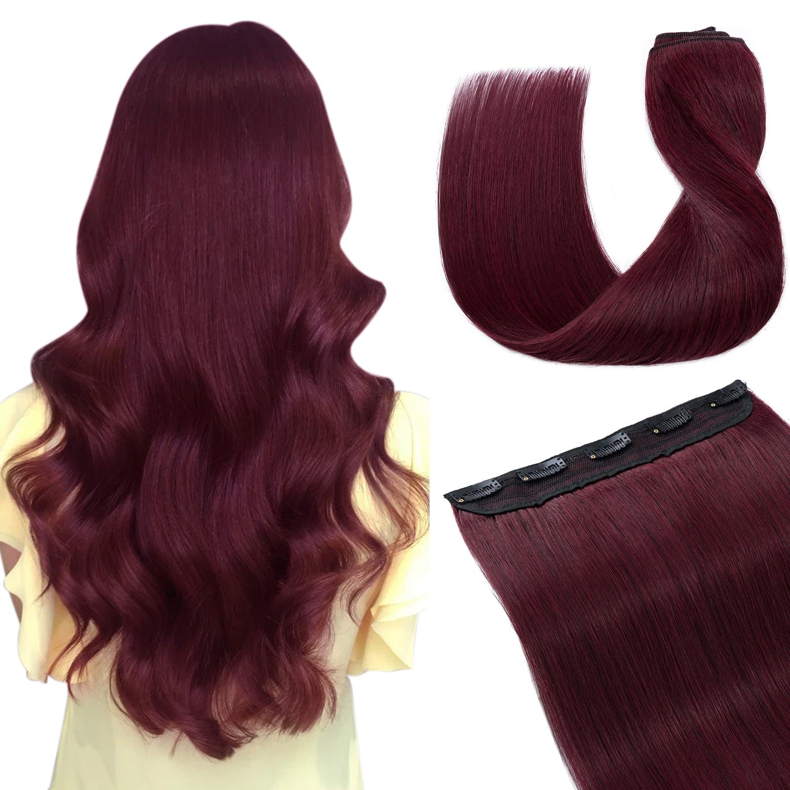 Extensiones de Cabello 100% Real Hair Clip en Cabello
