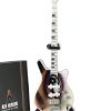 Réplica en miniatura de guitarra bajo con firma Prince de