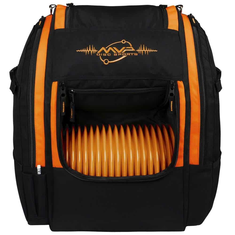 Mochila de Disc Golf MVP Disc Sports Voyager Lite (Naranja)