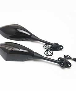 Espejo retrovisor de motocicleta con señal de giro para