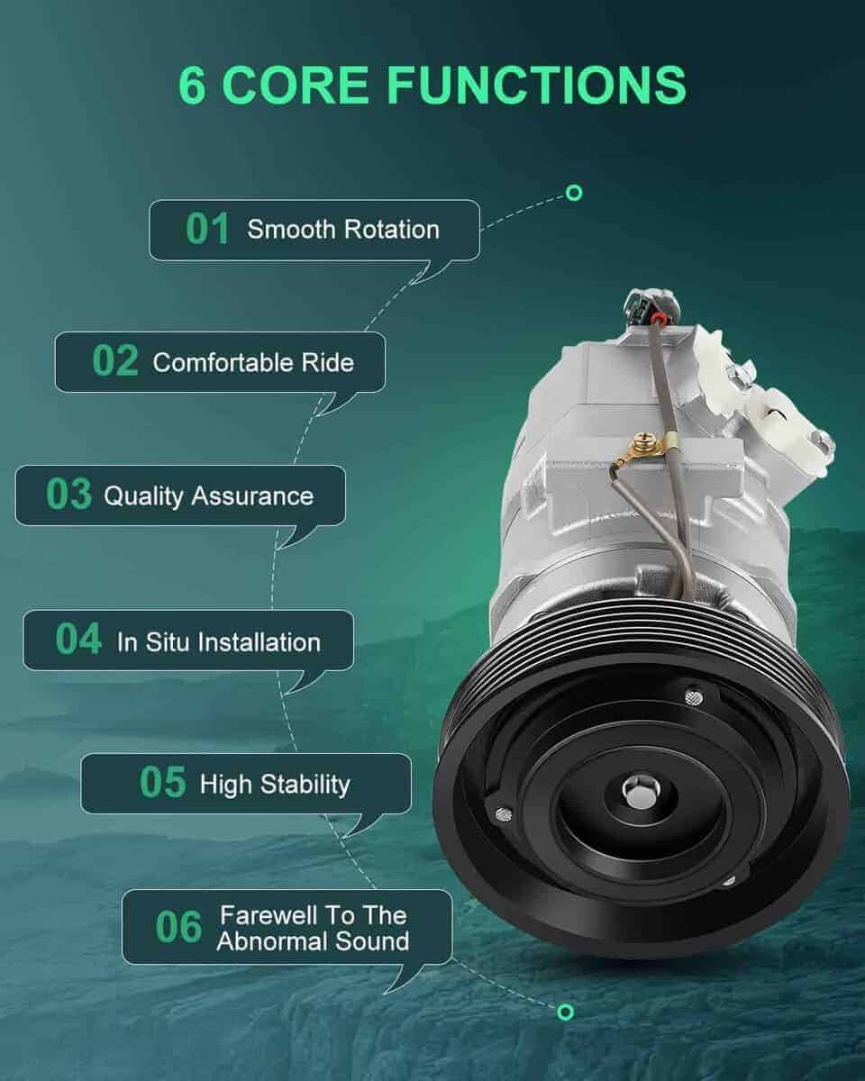 Compresor de Aire Acondicionado SCITOO para Acura MDX para - Imagen 6