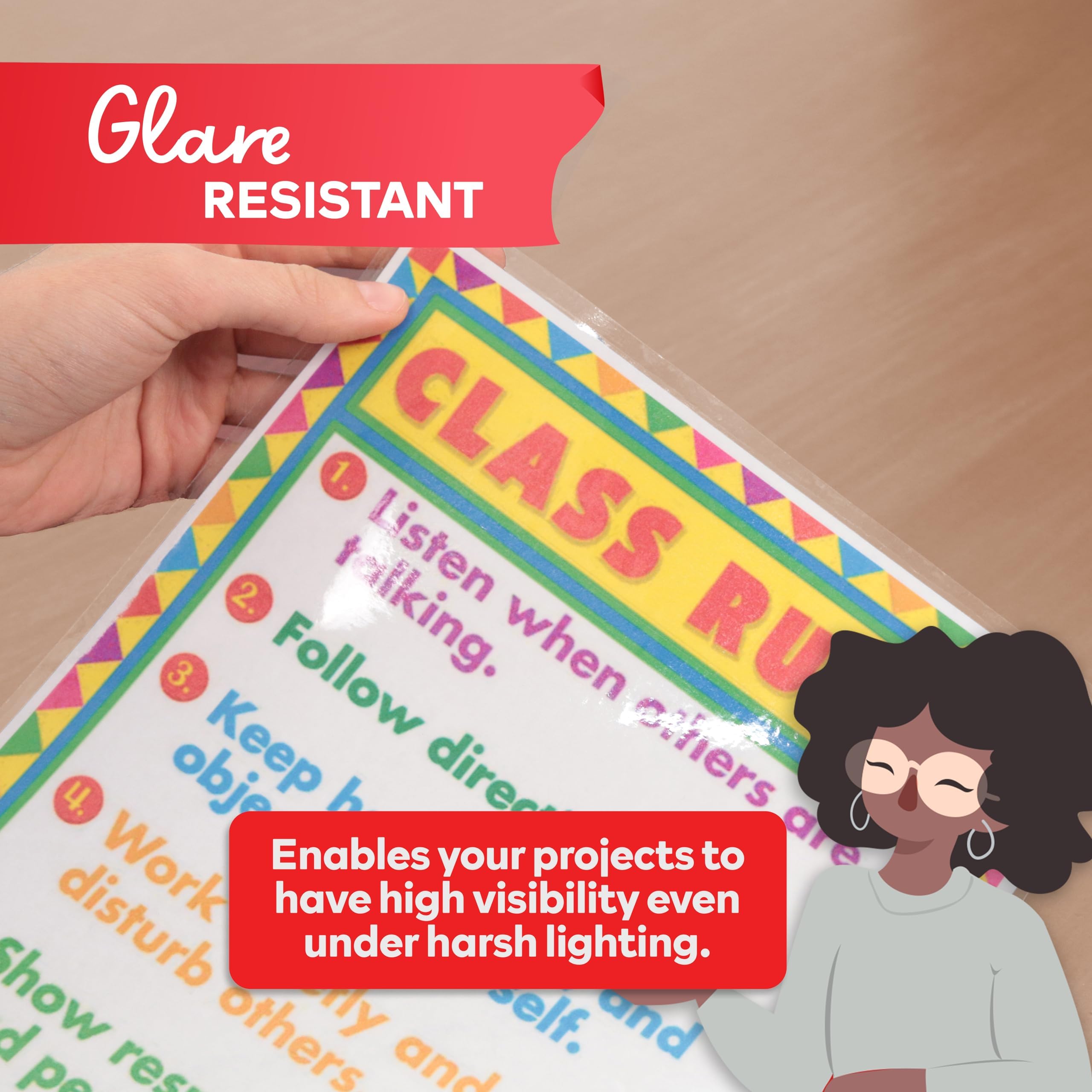 Hojas de Laminación Autoadhesivas XFasten, 9 x 12 Pulgadas - Imagen 8