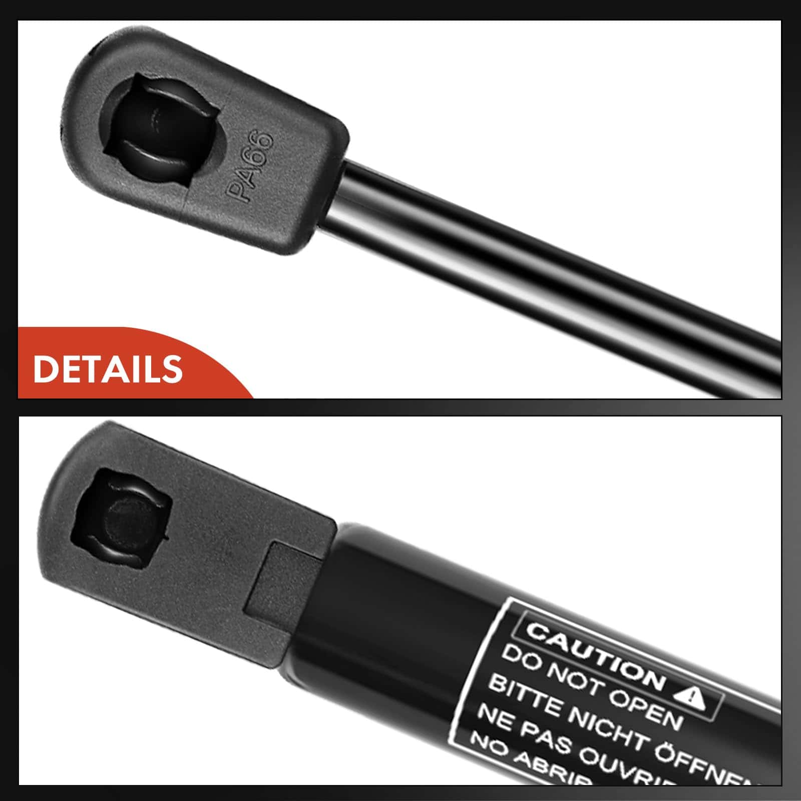 Amortiguadores de Elevación de la Ventana Trasera A-Premium - Imagen 10