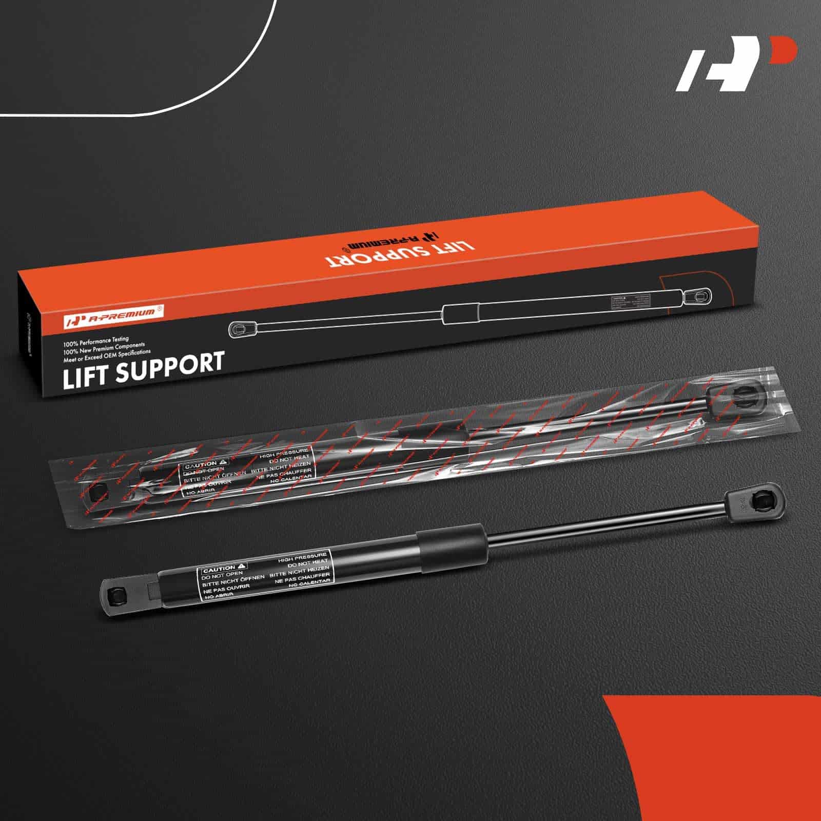 Amortiguadores de Elevación de la Ventana Trasera A-Premium - Imagen 3