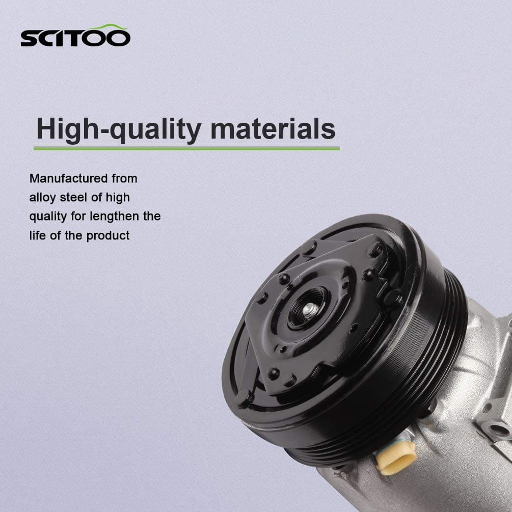 Compresor de Aire Acondicionado SCITOO con Embrague CO - Imagen 10