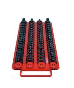 Organizador de Enchufes Portátil Olsa Tools | Rieles Rojos