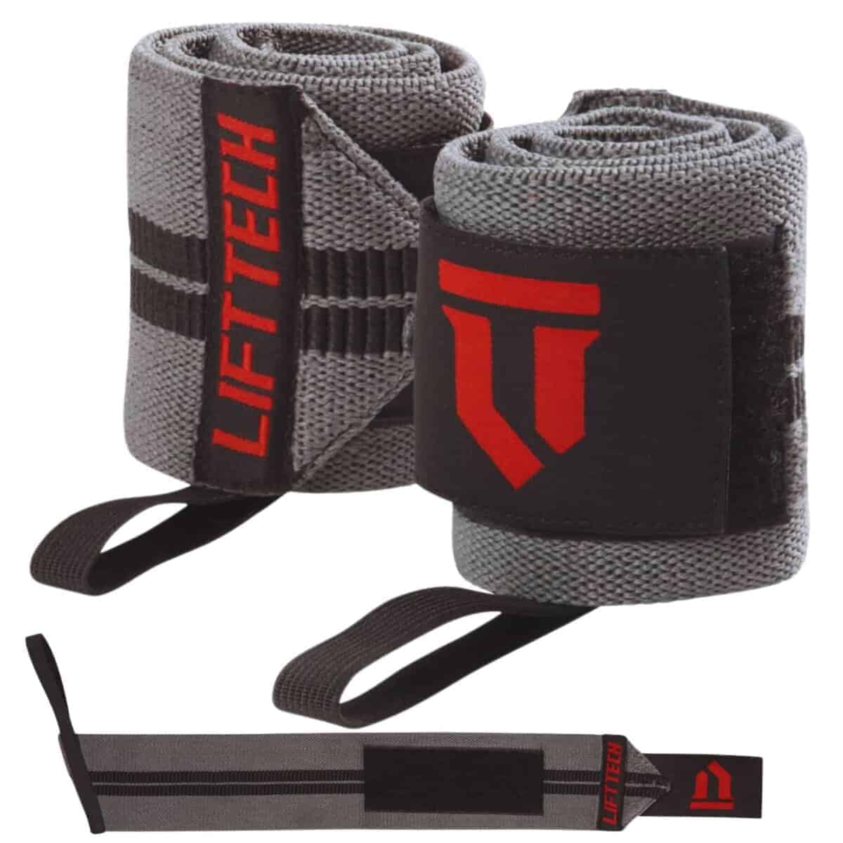 Lift Tech Fitness COMP 18'' Wrist Wraps - -Gris