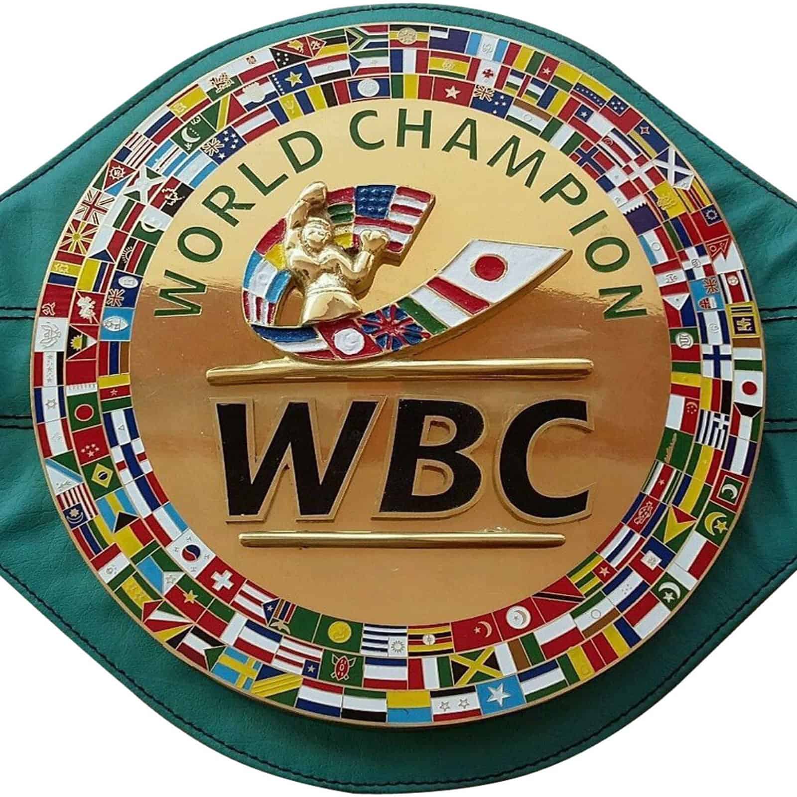 Réplica 3D del Cinturón de Campeonato de Boxeo WBC para