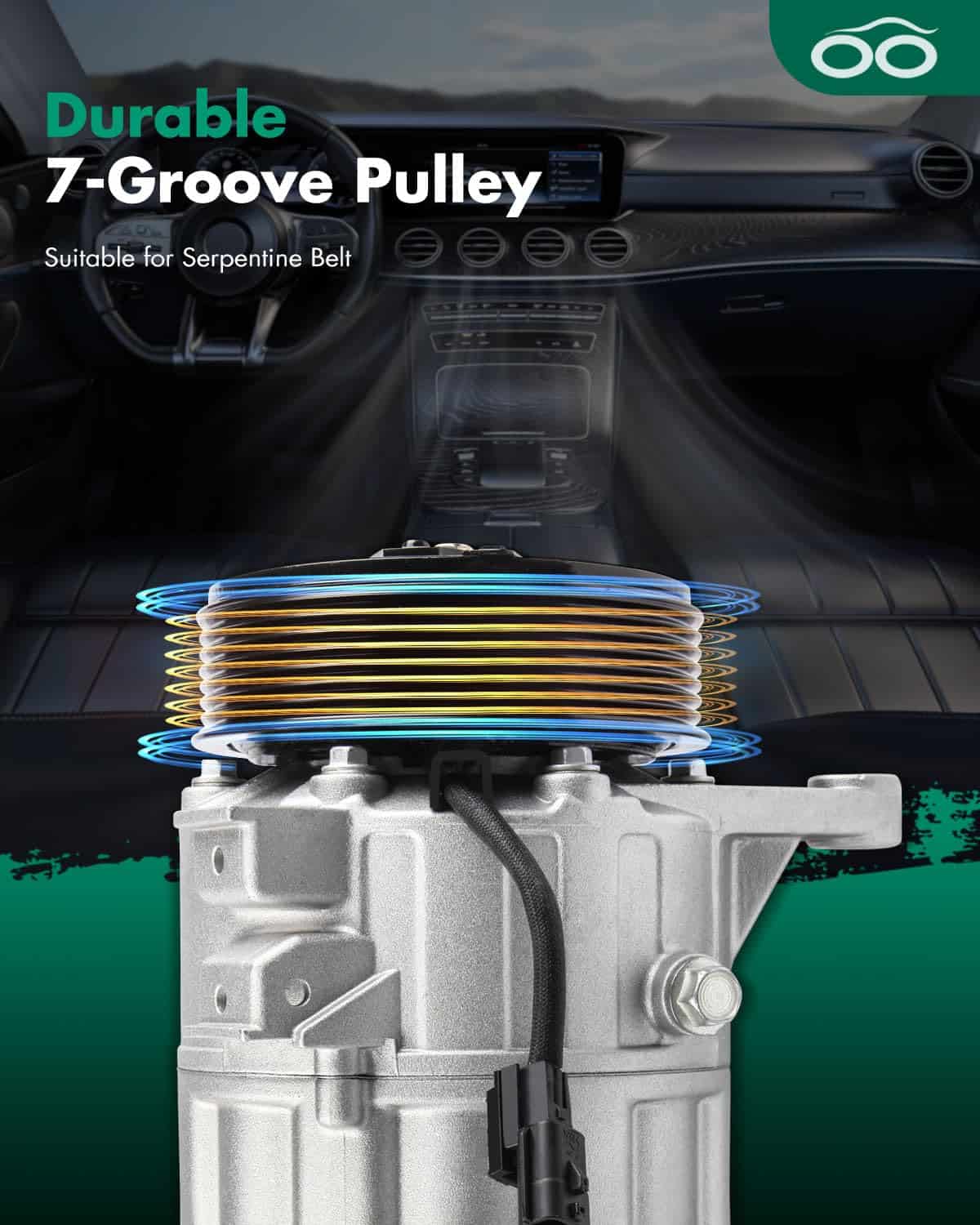 Compresor de Aire Acondicionado SCITOO CO 10868C Compatible - Imagen 6