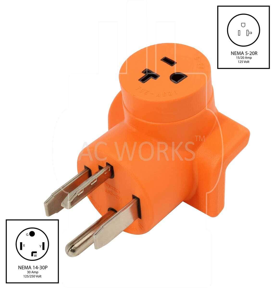 Adaptador de toma de corriente para secadora de 30 amperios - Imagen 3