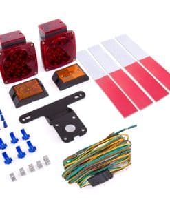 Kit de luces LED para remolque Wellmax 12V, sumergible e