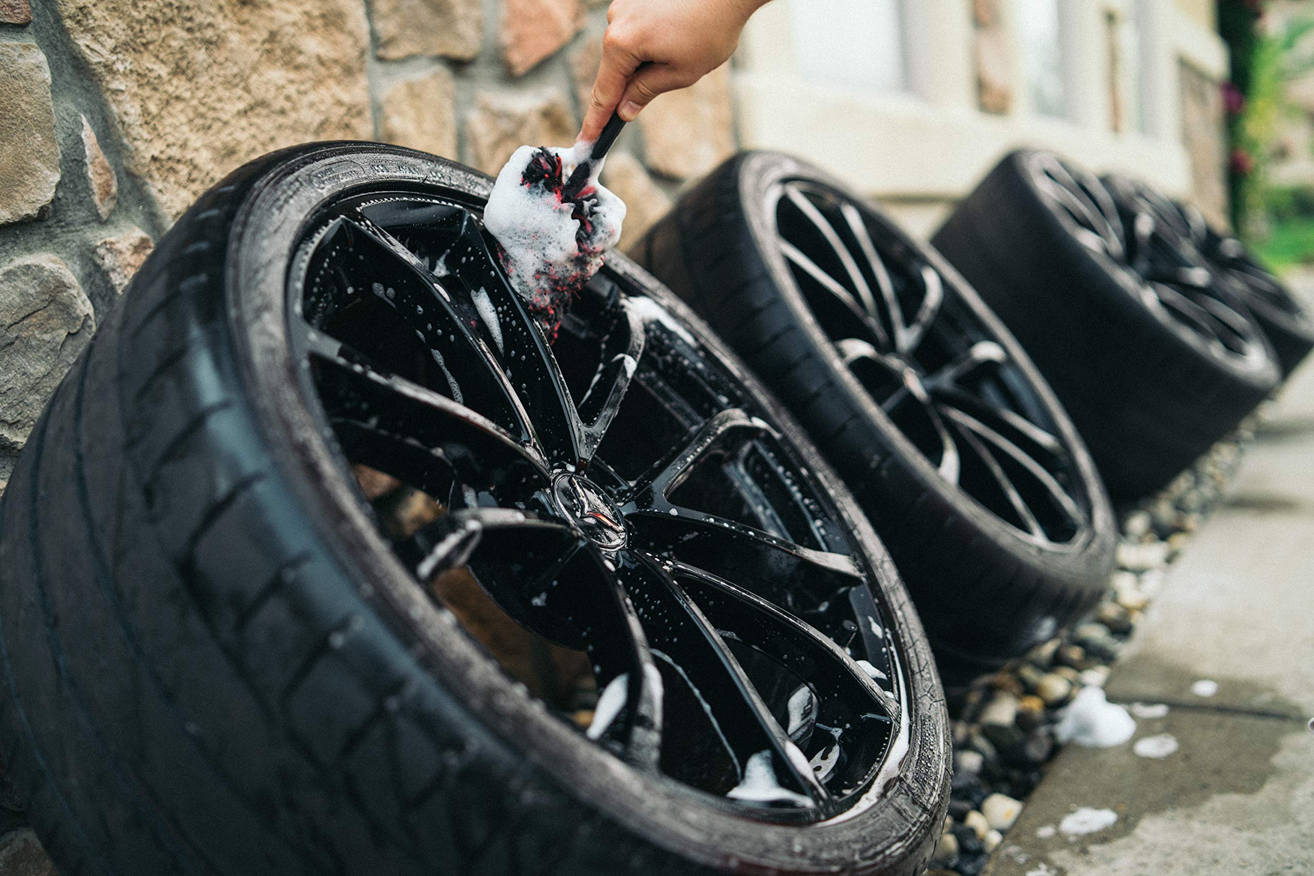 Juego de 3 cepillos originales de lana líquida para ruedas - Imagen 9