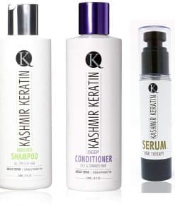 Set de cuidado capilar enriquecido con keratina de 8 oz (8