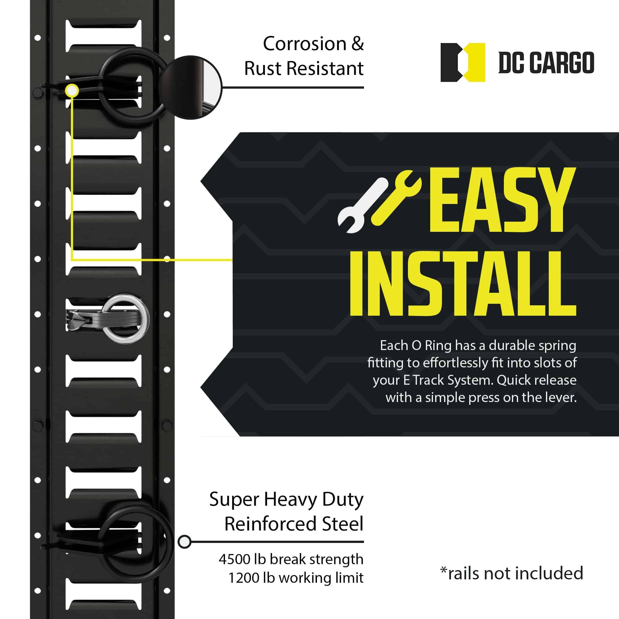 Anillo en O de Acero de Alta Resistencia de DC Cargo Mall - Imagen 4