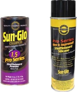 Combinación de Spray de Silicona para Shuffleboard Sun-Glo
