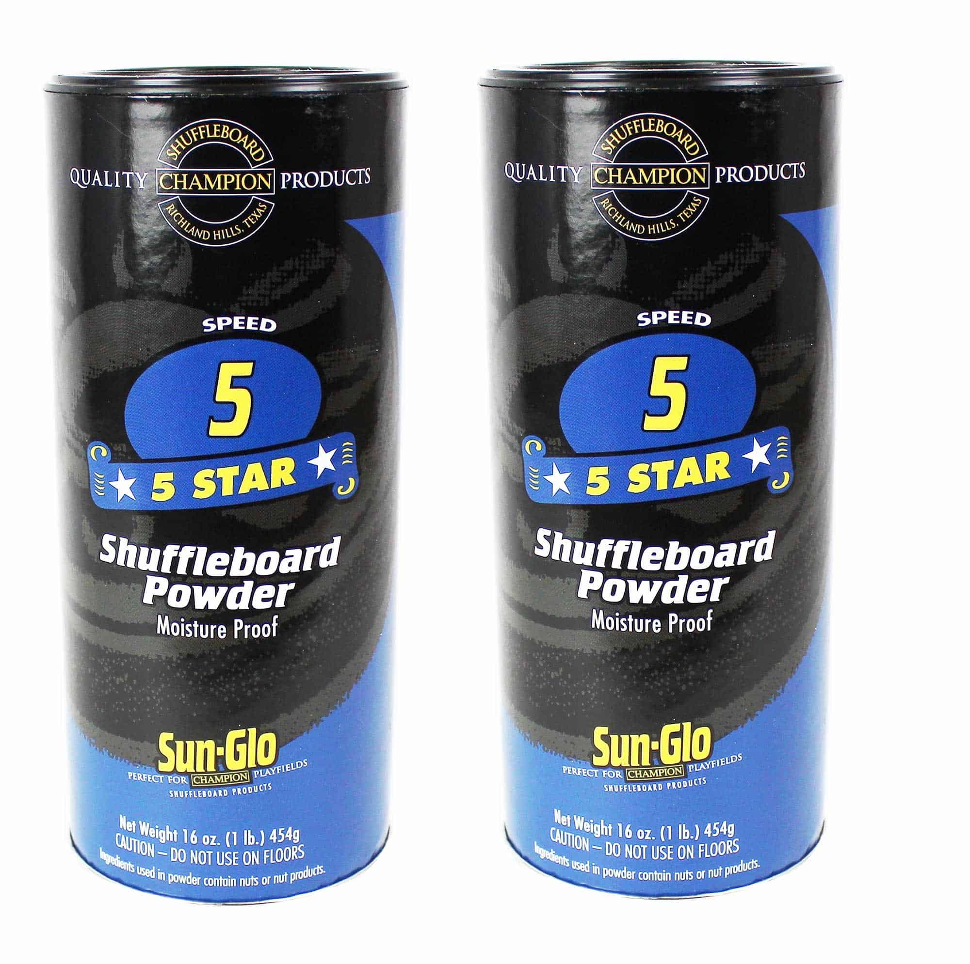 Polvo de Cera para Mesa de Shuffleboard Sun-Glo #5 (16 oz.)