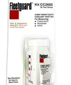 Kit de Prueba de Refrigerante Fleetguard CC2602, Tiras de